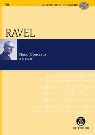 Ravel: Concerto G major (Study Score + CD) published by Eulenburg